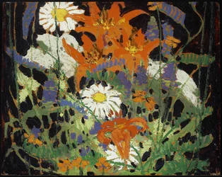Marguerites, Wood Lilies and Vetch, c.1916